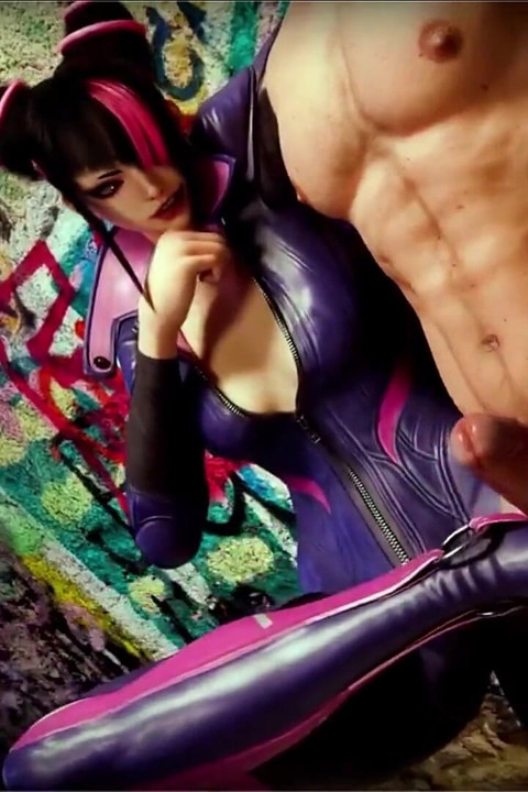Beautiful Ass Mercy Gets Her Tight Sweaty Bald Pussy Fucked, Juri Uses Her Degenerate Feet to Jerk You off