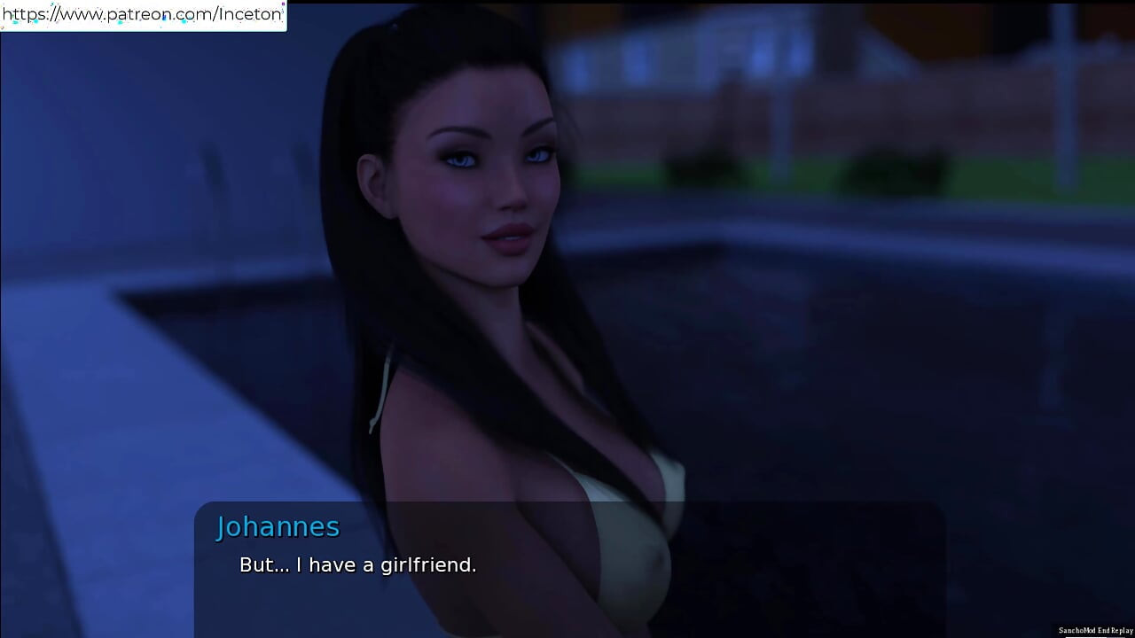 和Mia的夏天 - 在泳池边打手枪