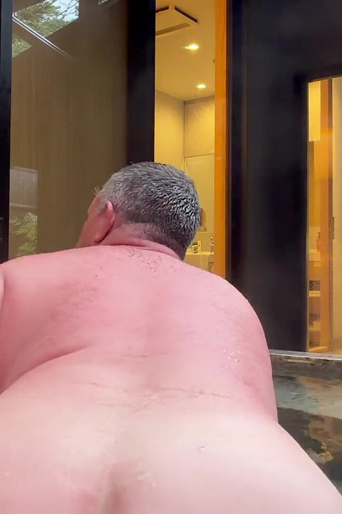 Stripping Down and Getting in the Hot Tub.