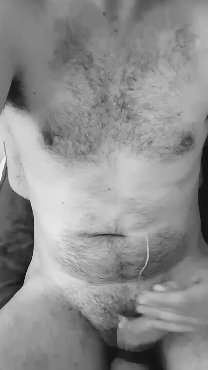 Brunbarbu98 Black and White Masturbation