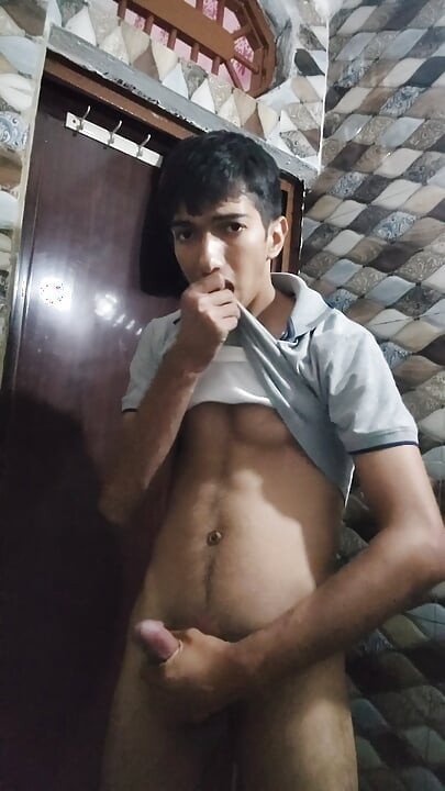 Indian young boy masterbating in her bathroom ft - Rishabh Malik