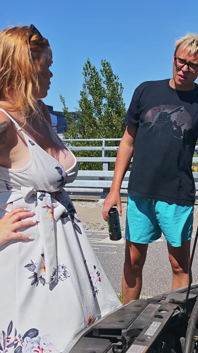 My Car Broke Down. a Stranger Fixed It in Exchange for a Blowjob and Sex.