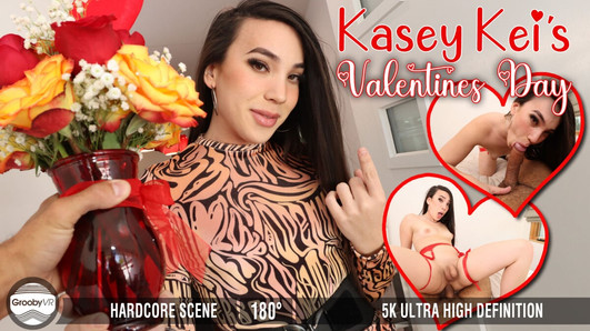 GROOBYVR: Il giorno di san valentino di kasey Kei!