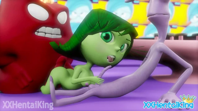 Inside Out 2 Disgust Threesome Sex with Anger And Fear