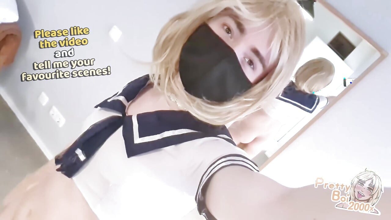 Bonita trans-puta fode sua buceta apertada até ela gozar - prettyboi2000x