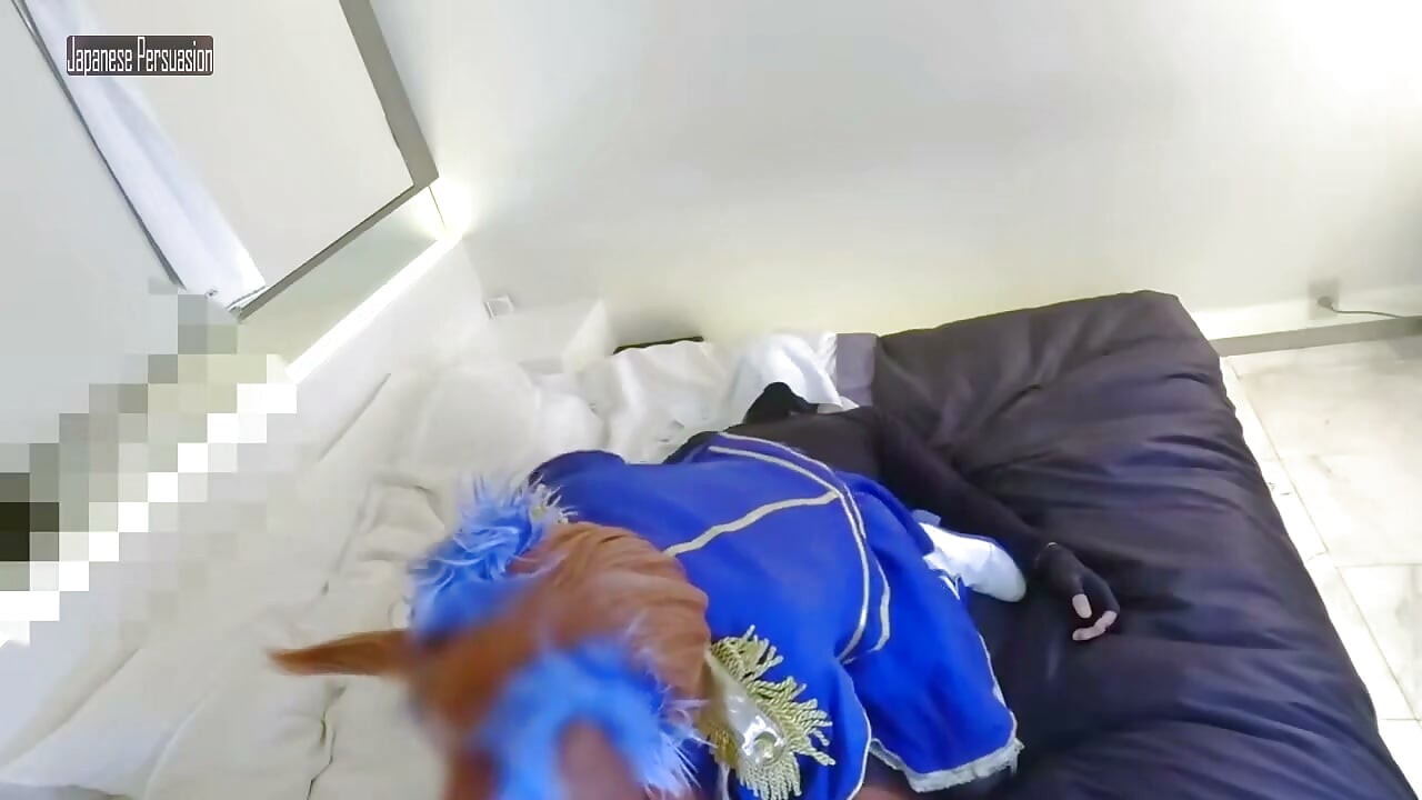 无码. 与受欢迎的猩红角色扮演者秘密角色扮演见面, 每个人都等着见面.