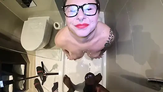 BBC Slut Eats Ass and Deepthroats.