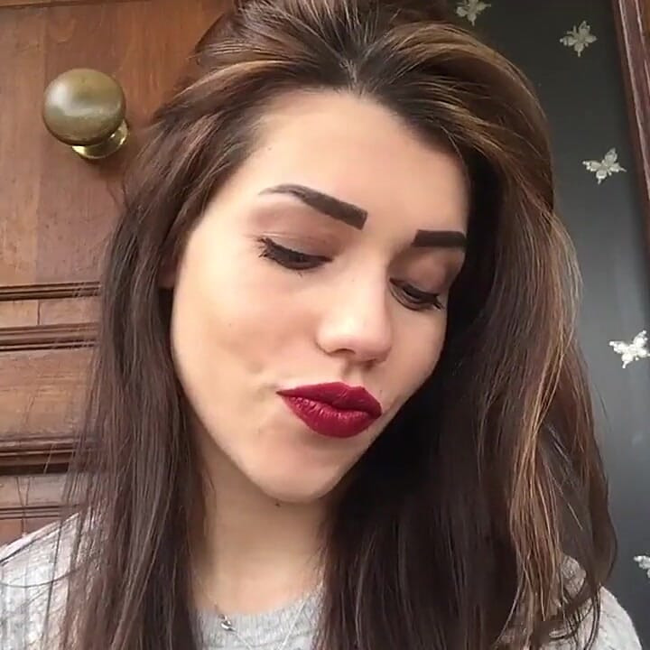Marvelous brunette is teasing everyone with her beauty