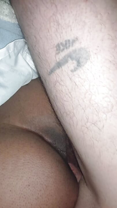 Black mother-in-law gets fucked without a condom, loves to be filled with milk
