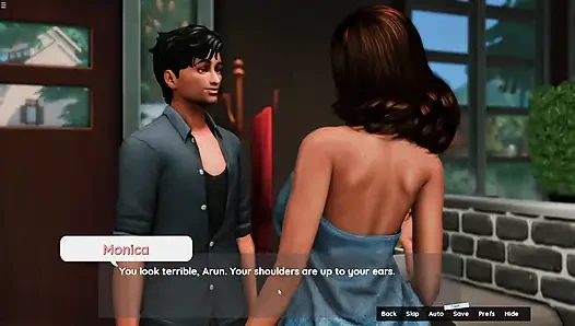 Indische betrügende milf hat spaß mit dem freund der stieftochter auf dem swimmingpool