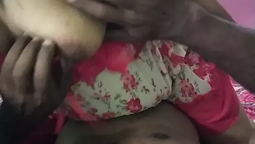 Boobs sucking Kerala mallu stepdaughter