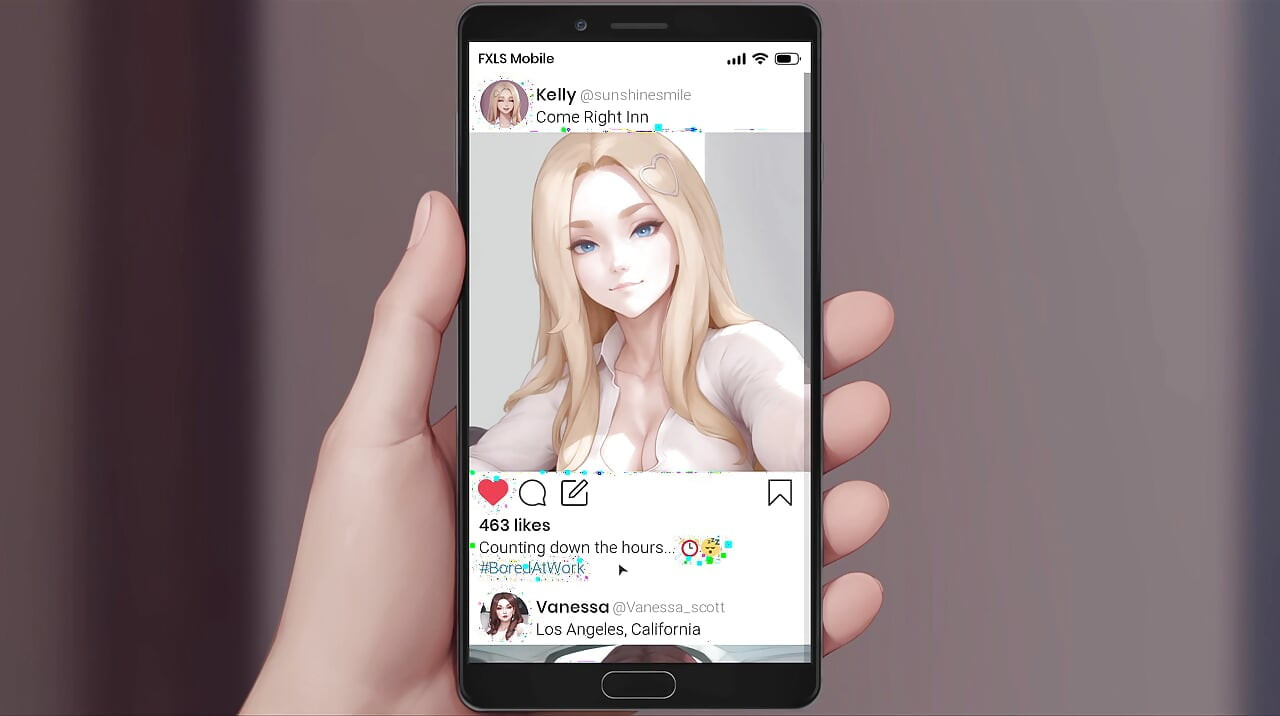 Animation MILF Gives the Newcomer Guy a Gentle, Passionate Hotel Welcome