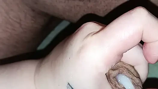 Very horny to squirt sex in her ass and finally jerk off