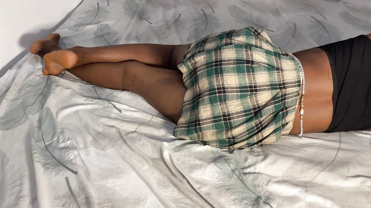 Stepdaughter alone in the house