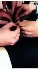 3 гея-любовницы помогают с пирсингом натуральных мужиков