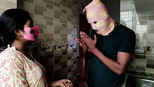 Elder Step-stepsister Teach Sex Her Step-stepbrother in the Kitchen