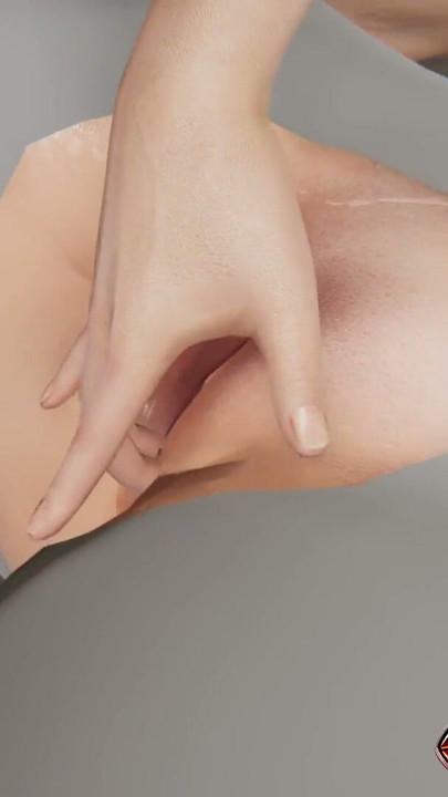 Kate Fitness 3D Animation - Tight Pussy Fingering, Big Ass Spanking, Rimjob Squirt in Uncensored Hentai | Clip 2
