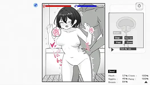 Hentai oyunu - arsız! Çocukluk arkadaşımla 3 gün ücretsiz mod sahnesi