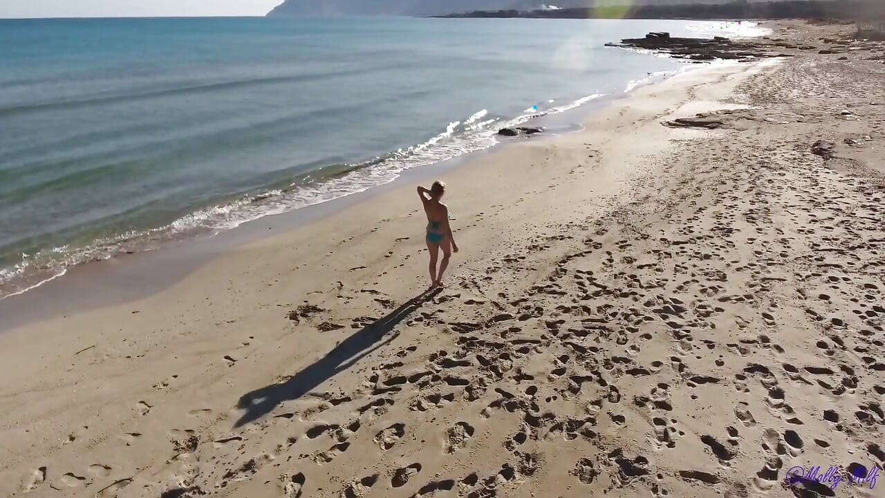 MILF Has Holiday Sex on the Beach