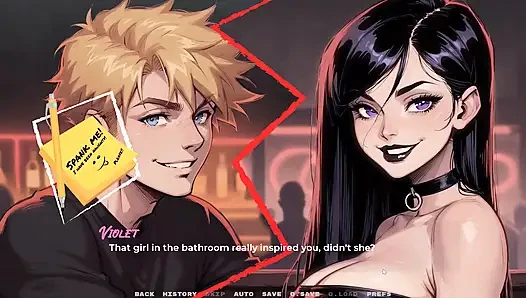 Yeni kız arkadaşım tabu hentai oyunu ep. 41 gotik kız arkadaşımla bdsm şaplak!