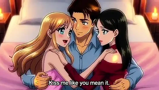 My stepbrother fucked me and my friend alone at home