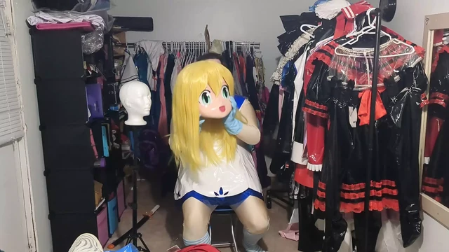 Kigurumi PVC Lillie Cosplay Gagged, Breathplay and Vibraitor