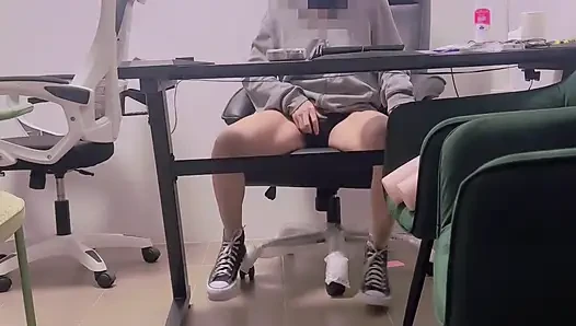 Having sex in the office on vacation.