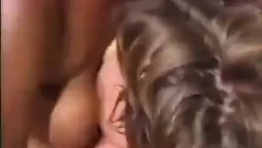 Horny white dude gets to bang a curvy black slut in bed