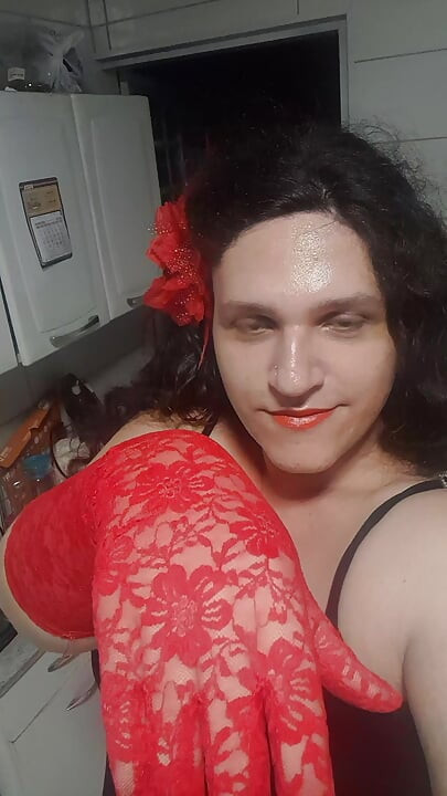 Fiery whore from the cabaret of Salvador Bahia