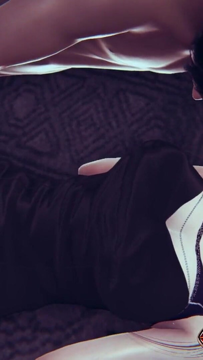 A Hot Japanese Girl in Black Night Dress and Heels – Tits Massage & Fingering Her Tight Pussy – Explosive Orgasm | Clip 1