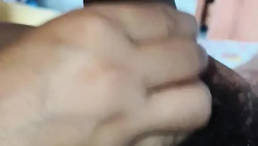 Indian girlfriend suck her boyfriend's dick and give him deep blowjob after that eat the all cum in mouth