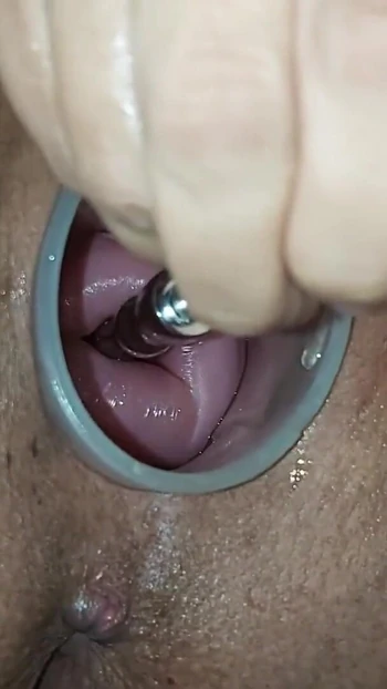 Must-see moment from "Inserting my new toy deep in my Cervix for you - Maya Simons"