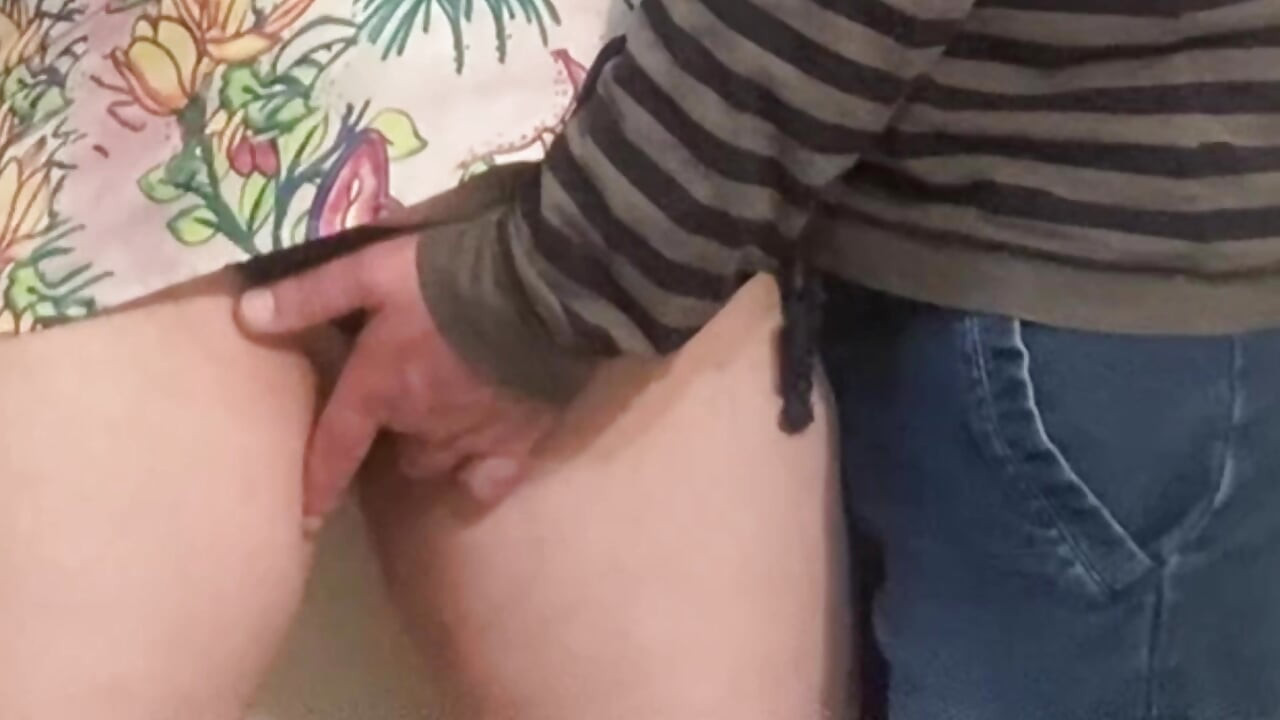 Petite Pussy Under Dress Perv in Subway