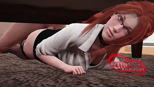 Stiefmutter steckte fest und wurde unter dem bett gefickt