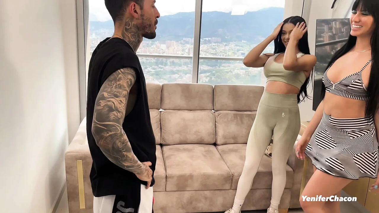 Two Hot Venezuelan Girls Fuck Their Personal Trainer