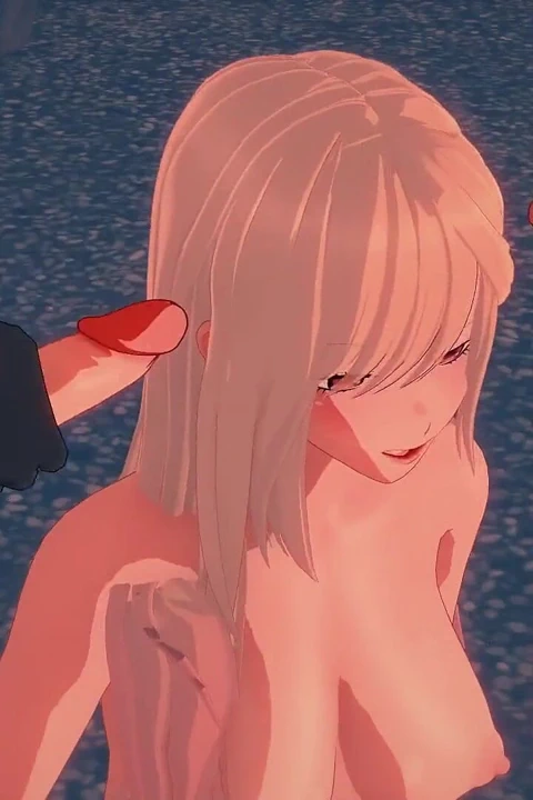 北川真理 三位帅哥在海滩隐居地