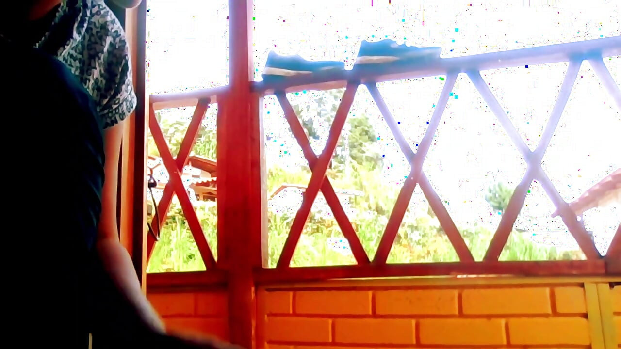 I masturbate secretly with the doors open
