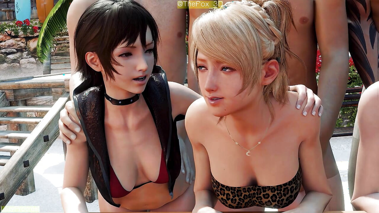 Final fantasy xv FF15 - strandparty gruppensex 2024 vollfarb gradieren WM (kein ton) von lazyProcrast animation 3D hentai