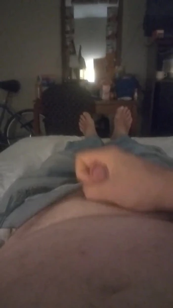 Hairy Stepdad Bod and Average Cock
