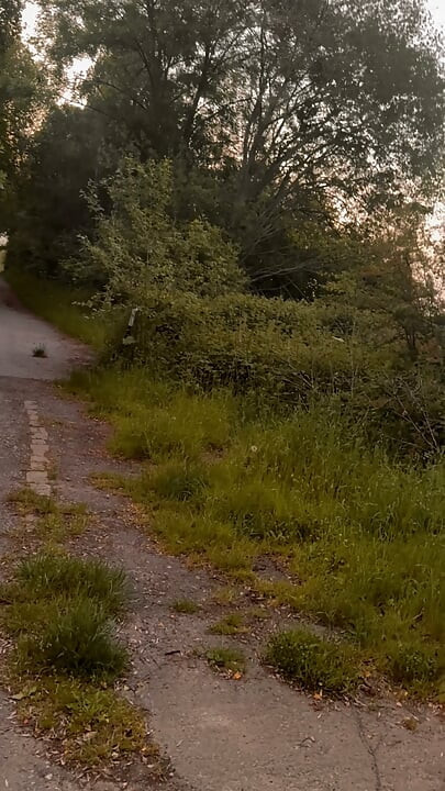 Edging barefoot walk ends with cumshot