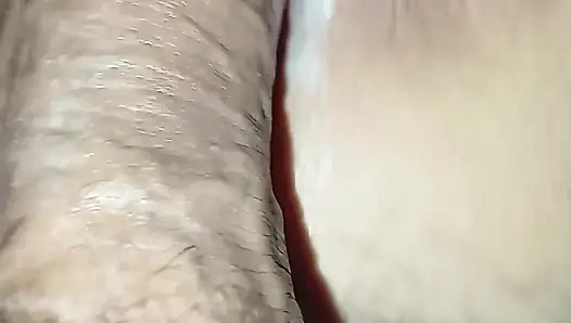 Den schwanz einer reifen mutter von hinten verfolgt