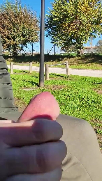 Unforgettable moment from "FLASHING my COCK in front a everyone in a PUBLIC PARK and my STEPDAUGHER HELPS me CUMSHOT - REAL"