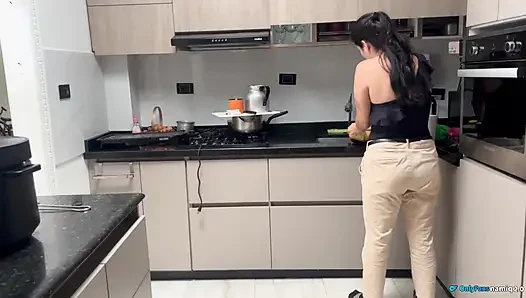 Rough Sex in the Kitchen with My Wife!