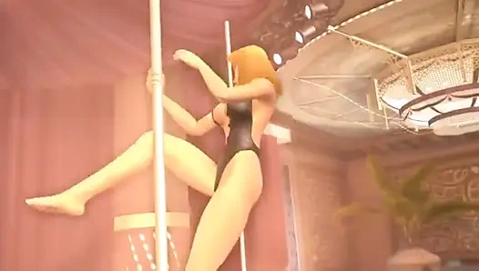 Dead Or Alive Xtreme 2, все танцуют на шесте