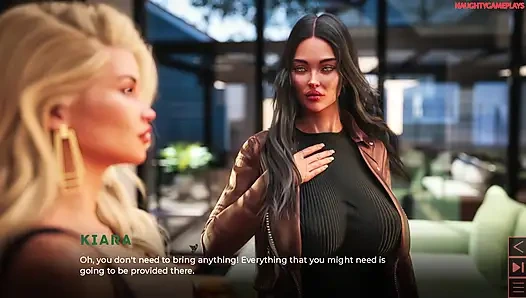 The Synthetic Part 11 By Carbon - Stepmom Has The Best Huge Boobs & Juicy Nipples , Two Sexy MILFS