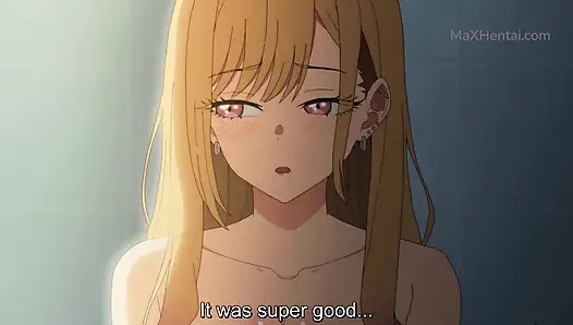 Marin x gojo: seks di kamar mandi sama saudara tirinya yang semok (parodi hentai)