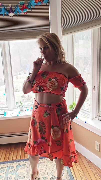 Watch what MOMMY likes to do when She is at Home Alone
