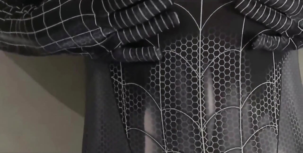 Fodendo uma cosplay negra do Homem-Aranha até ele gozar na buceta dela várias vezes - último pornô indonésio
