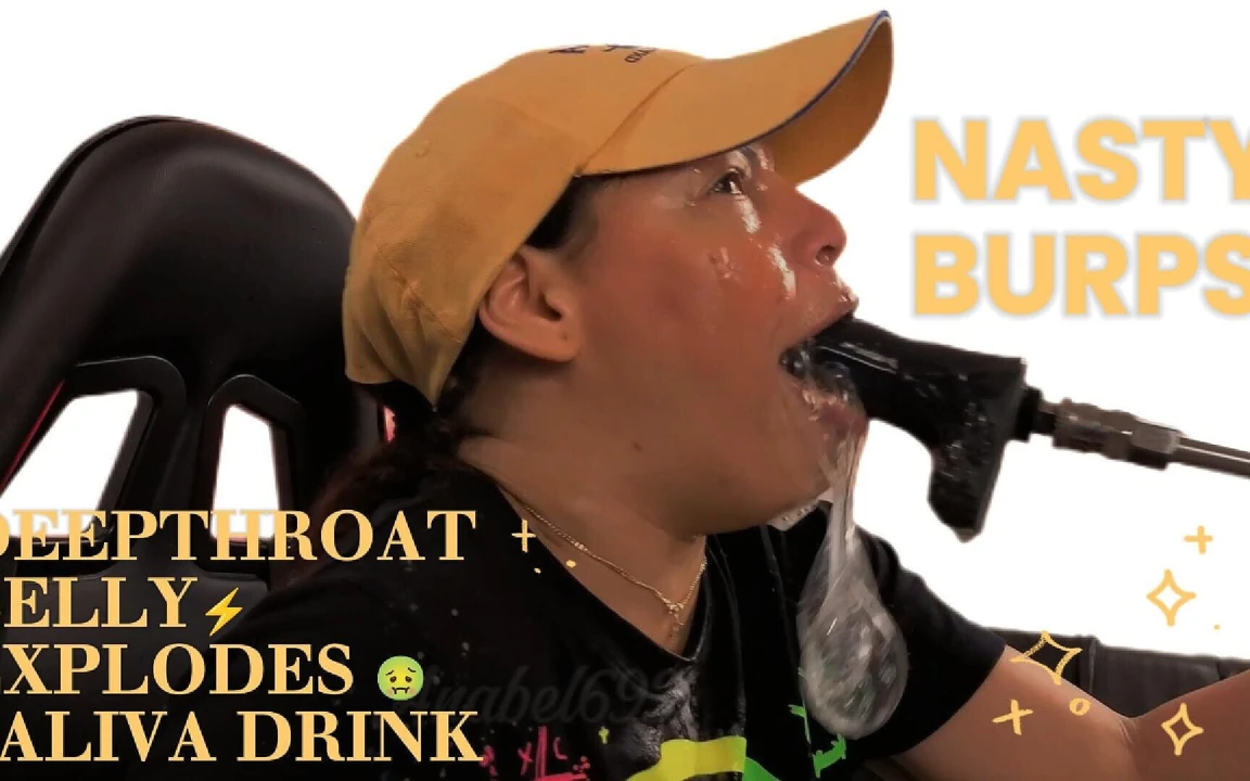 I Burp Filthily in Your Face and Hard Cock, I Fuck My Throat Hard