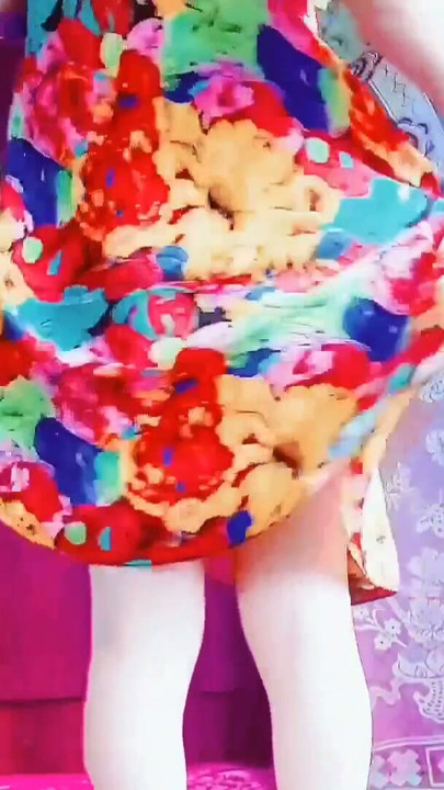 +18 Youtube Model Crossdresserkitty Sexy Villager Housewife Dress Long Stockings White BBW Femboy | Clip 1